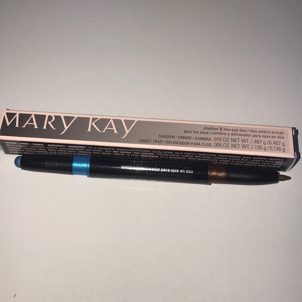 Mary Kay shadow & line duo Bali Blue New in box